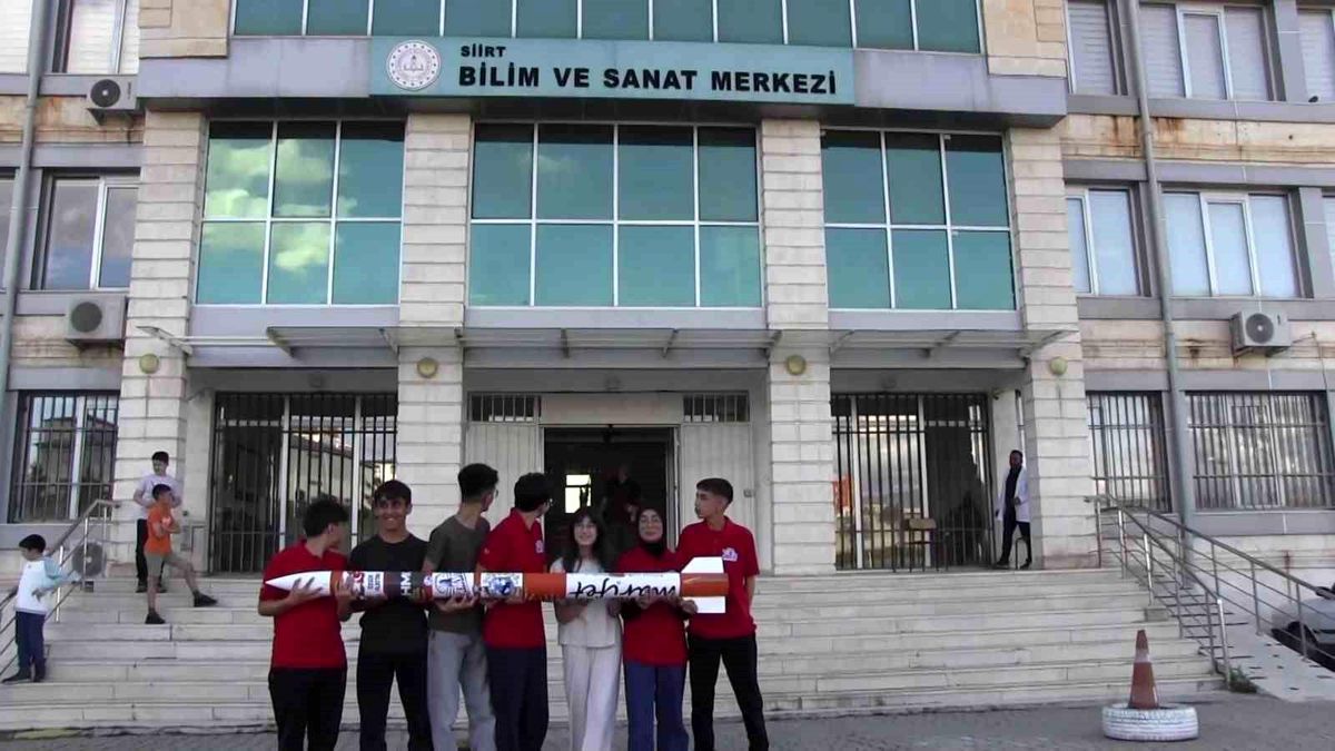 Siirt’ten Marifet Roket Takımı TEKNOFEST’te