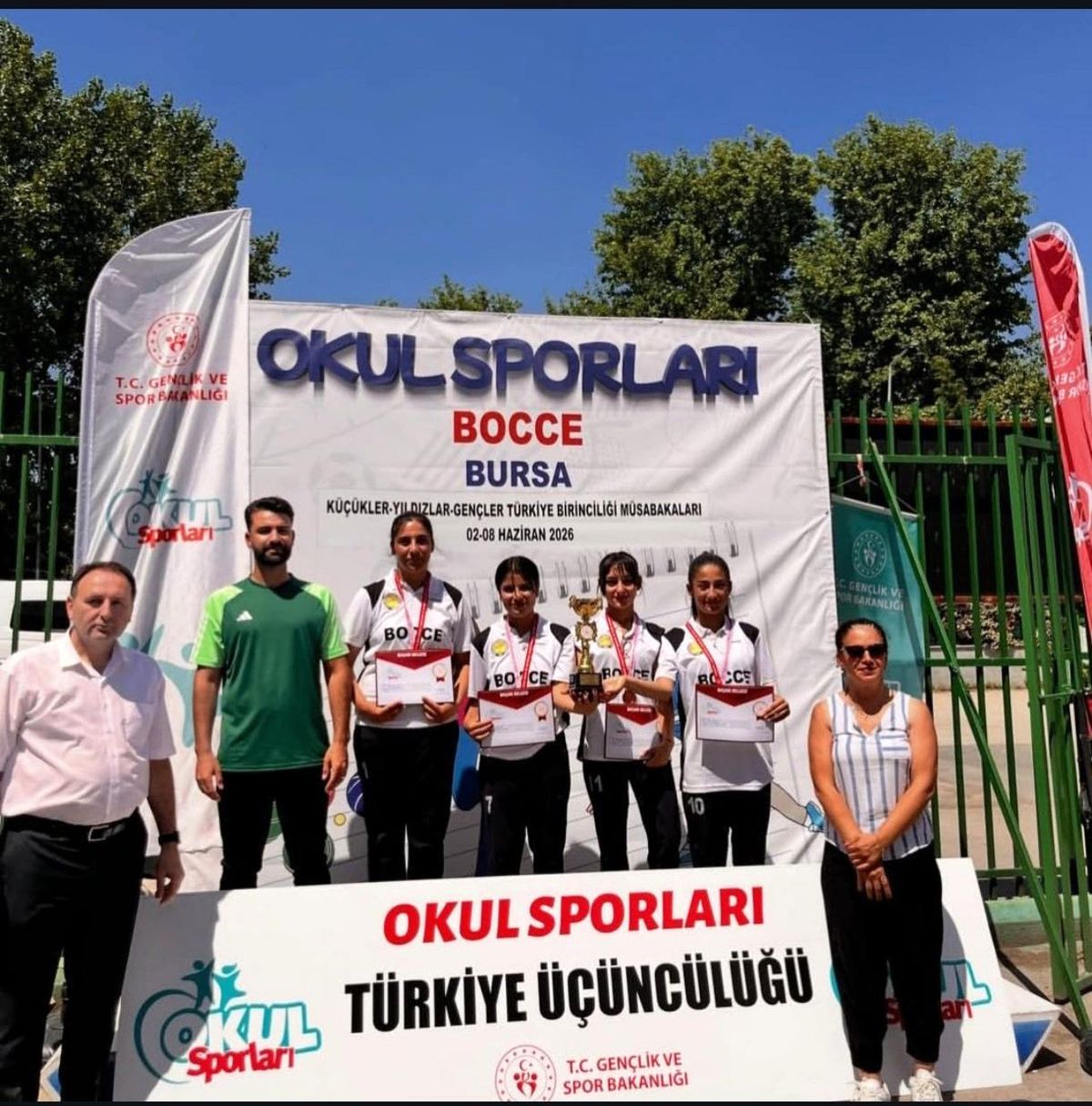 Siirt Genç Kızlar Bocce’de Türkiye Üçüncüsü