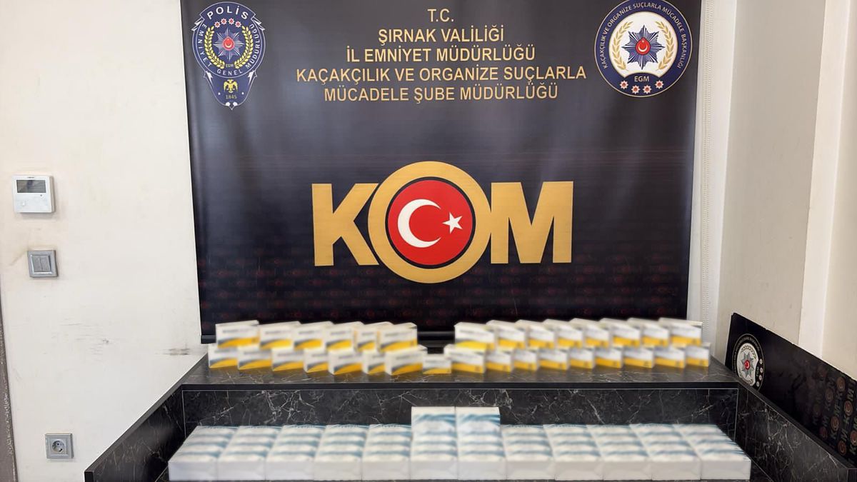 Şırnak’ta Kaçak İlaç Operasyonu