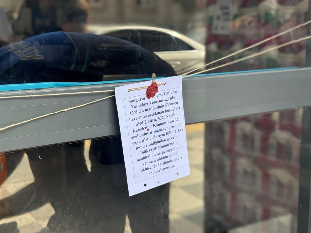 Zincir Market 1 Gün Kapatıldı
