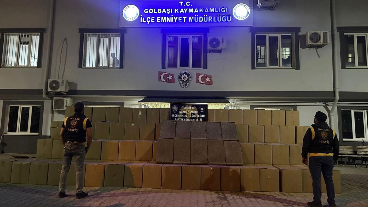Adıyaman’da 5.5 Milyon Kaçak Sigara Ele Geçirildi