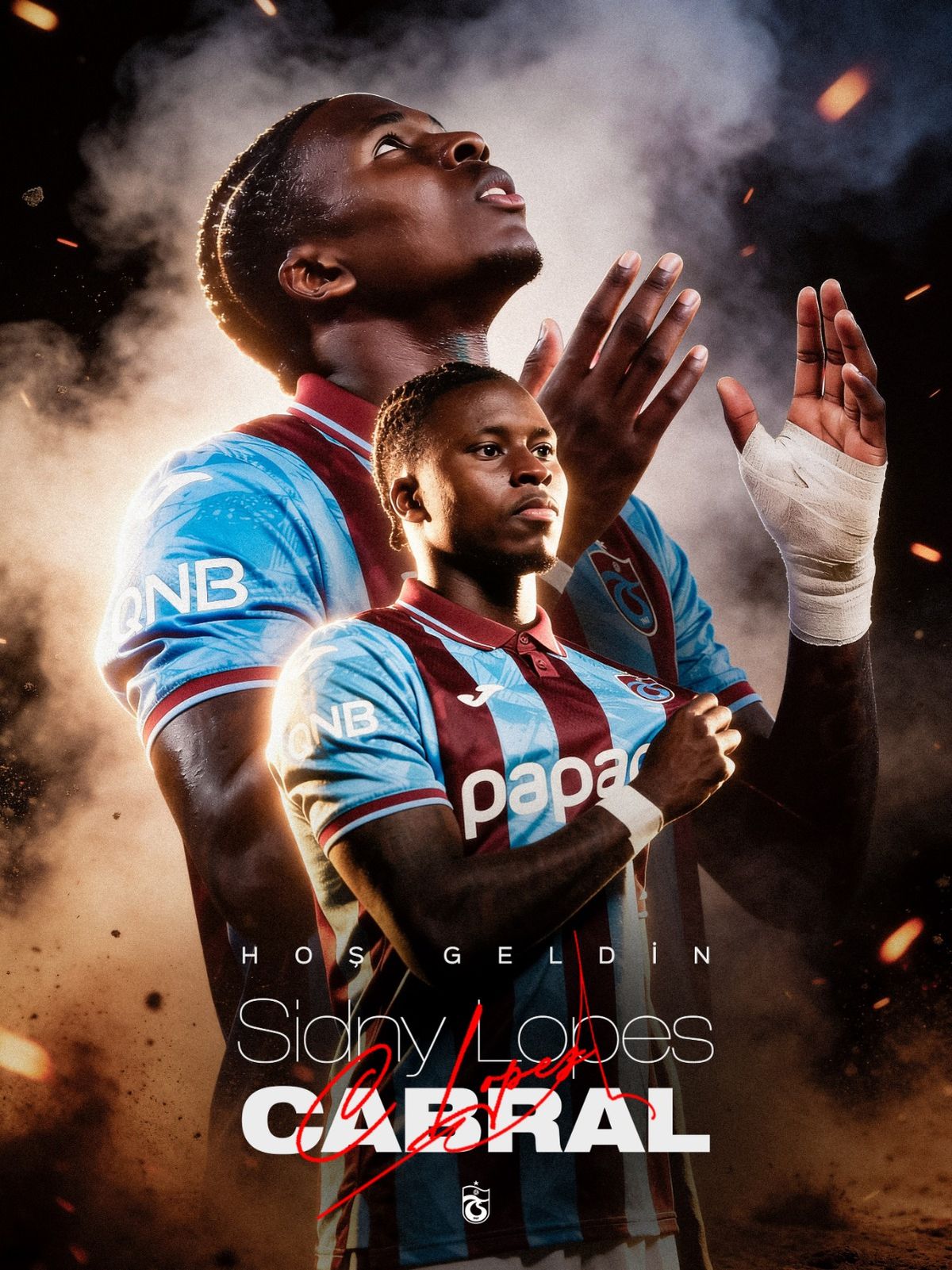Trabzonspor, Sidny Lopes Cabral’ı Transfer Etti