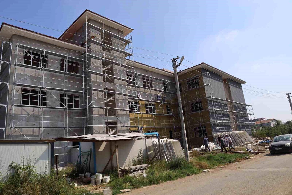 Düzce’de Yeni Lise İnşaatı İncelendi