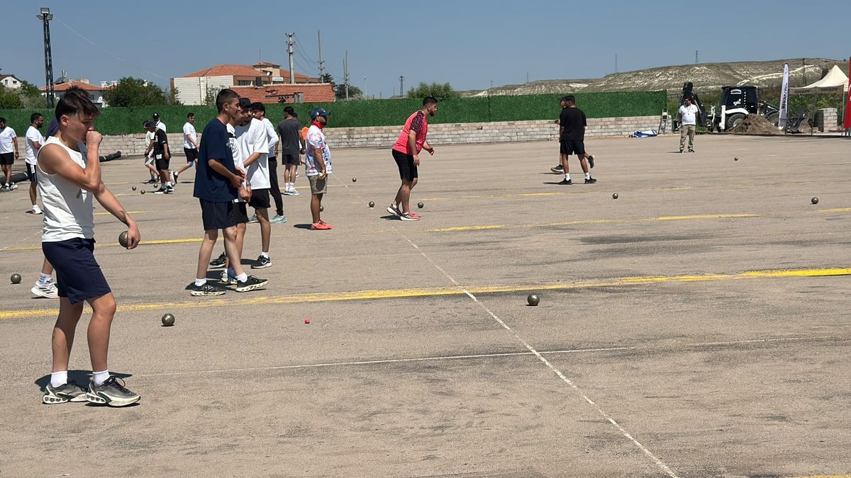 Bocce Volo Şampiyonası Gülşehir’de Başladı