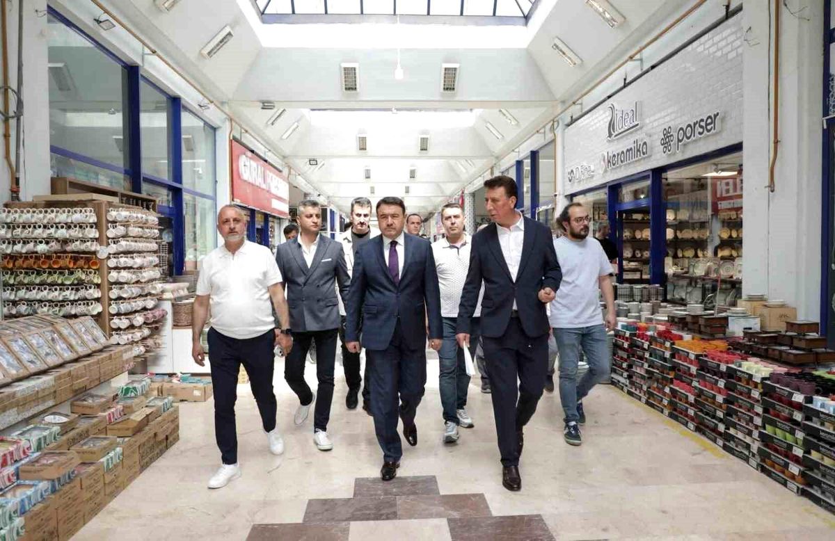 Vali Işın’dan Çini Çarşısı’na Ziyaret