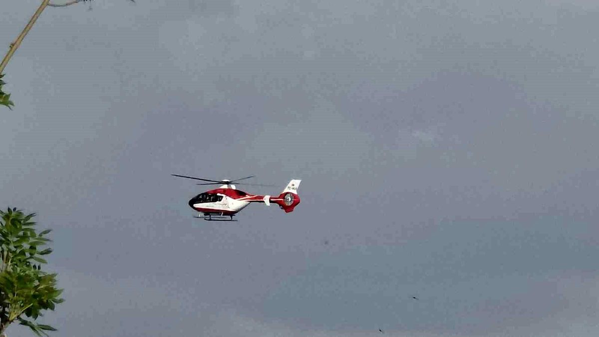 Van’da Kalp Krizi Geçiren Hasta Helikopterle Nakledildi