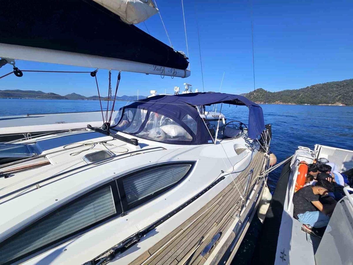 Göcek’te Yelkenli Tekne Operasyonu