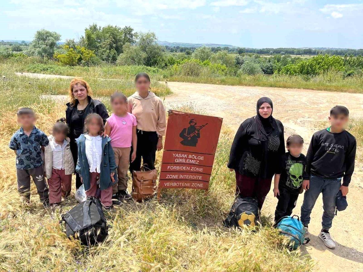 Edirne’de Düzensiz Göçmen Operasyonu