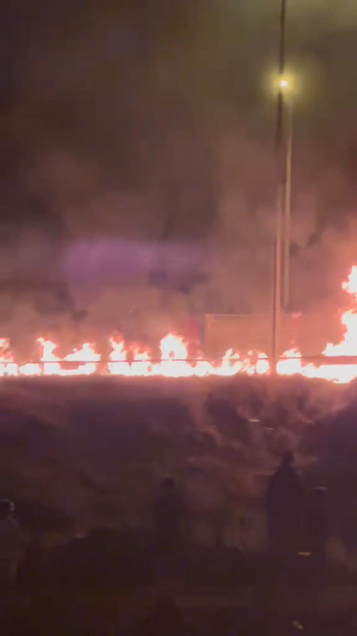 Pozantı’da TIR yangını