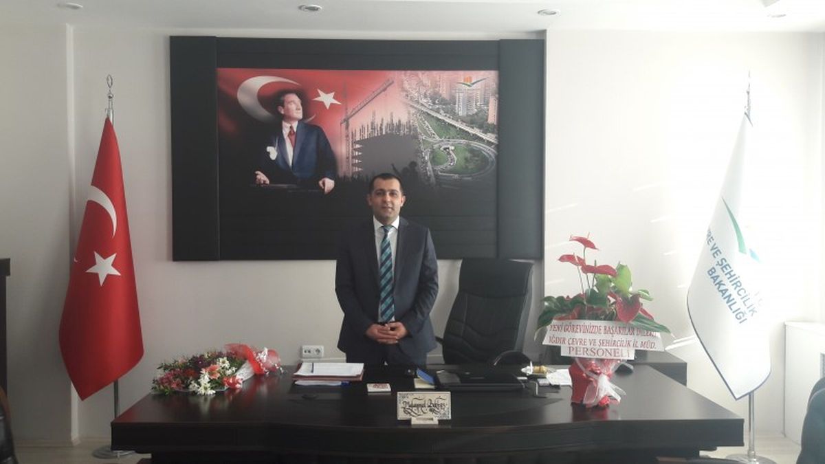 Muhammed Bektaş yeniden Iğdır Çevre, Şehircilik ve İklim Değişikliği İl Müdürü oldu